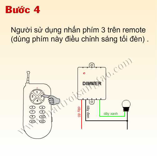 Điều khiển đèn sáng tối h6