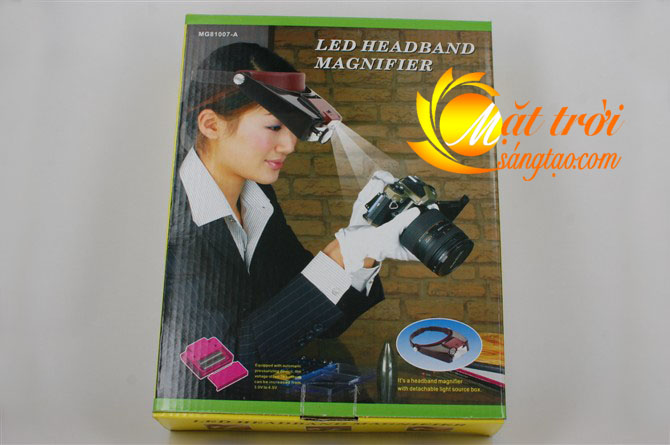 Kính lúp đeo đầu có đèn Kính lúp đeo đầu có đèn