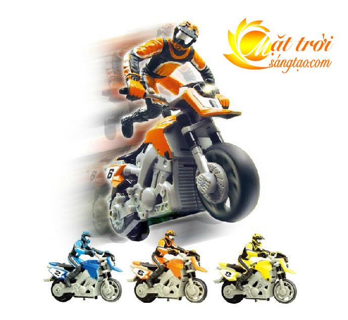 Toàn Quốc - Xe máy điều khiển từ xa mini 2 bánh bốc đầu