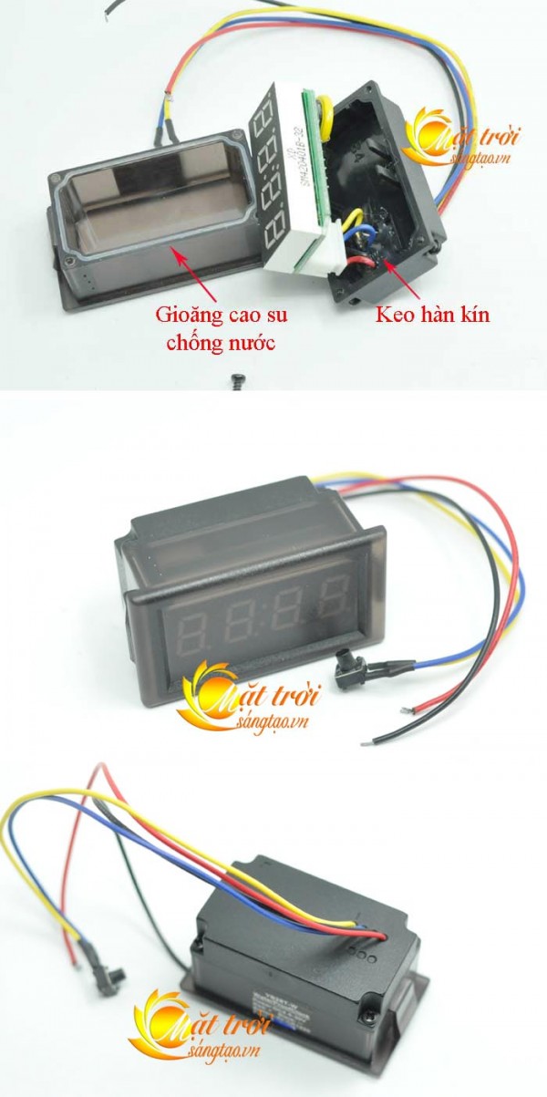 Dong ho dien tu mini DIY V2 chong nuoc_2