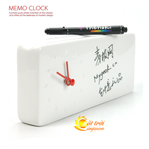 Dong ho Memo Clock