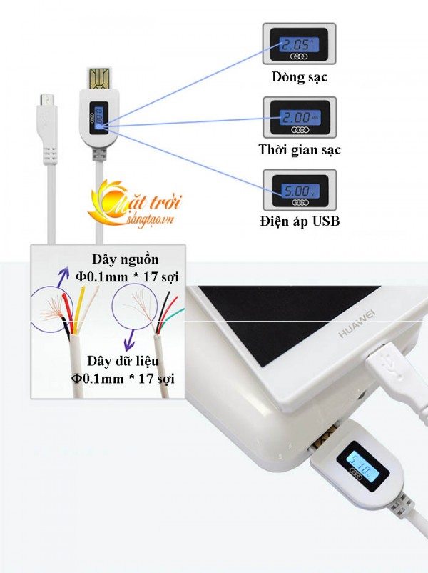 Cap sac micro USB do thoi gian, dien ap va dong sac_2