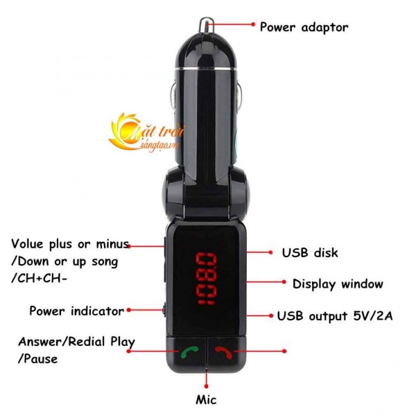 Bluetooth - FM Music Car BC06_7