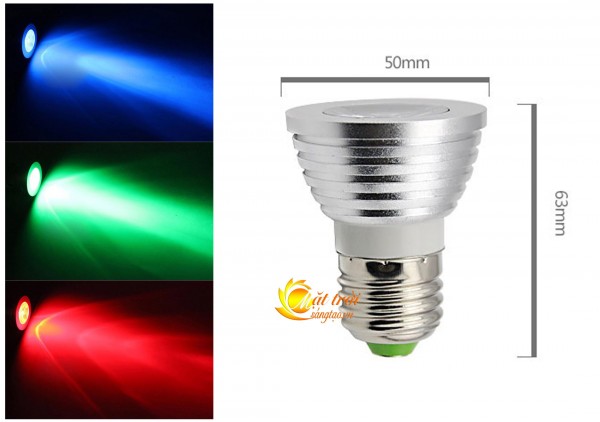 Bong den led doi mau co dieu khien tu xa RGB 3W V2_5