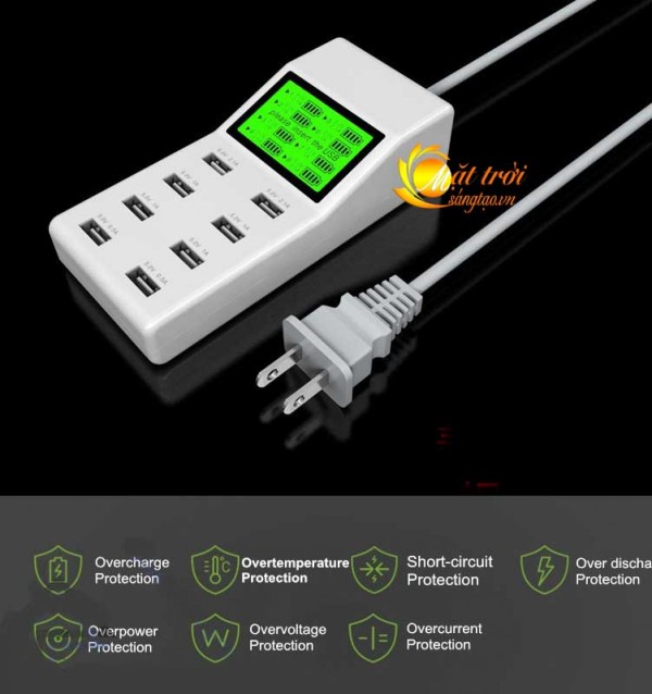 Ổ CẮM SẠC USB 8 CỔNG YC-CDA6_3