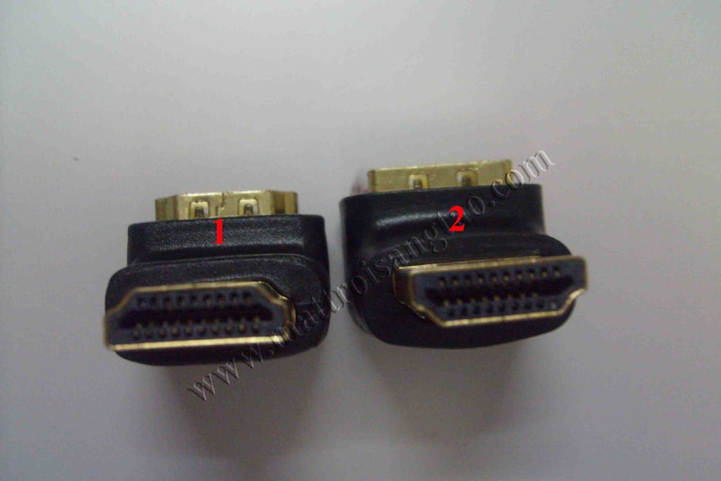 Rắc nối cáp HDMI vuông góc